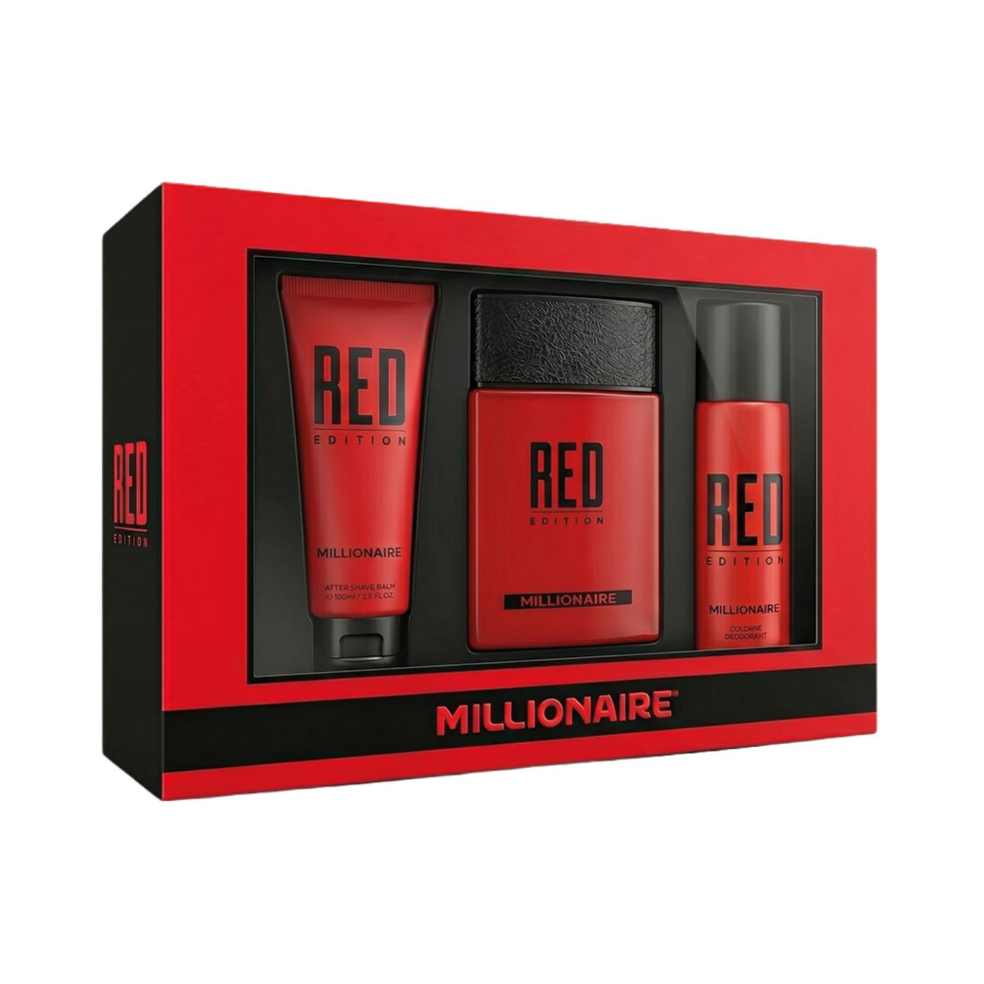 Set Red Edition 95ml + Desodorante Spray 150ml +After Shave 100ml