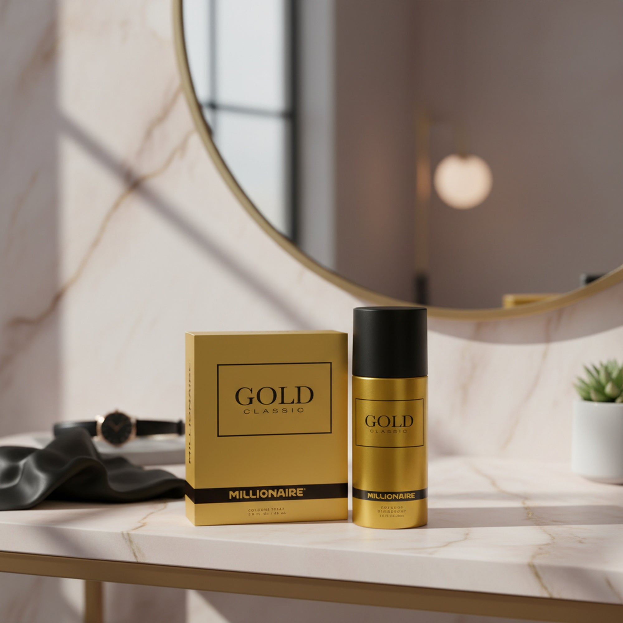 Pack Perfume Millionaire Gold Classic 60ml+Desodorante 150ml