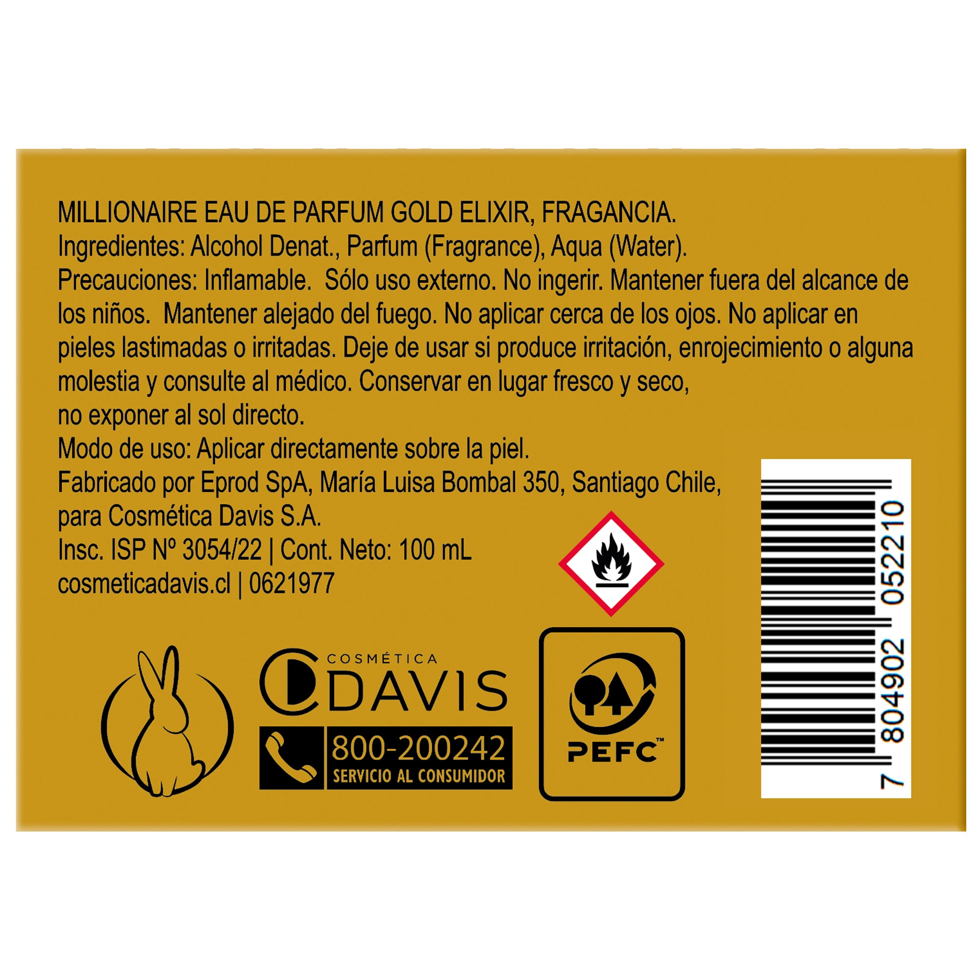 Gold Elixir Eau De Parfum Intense 100ml